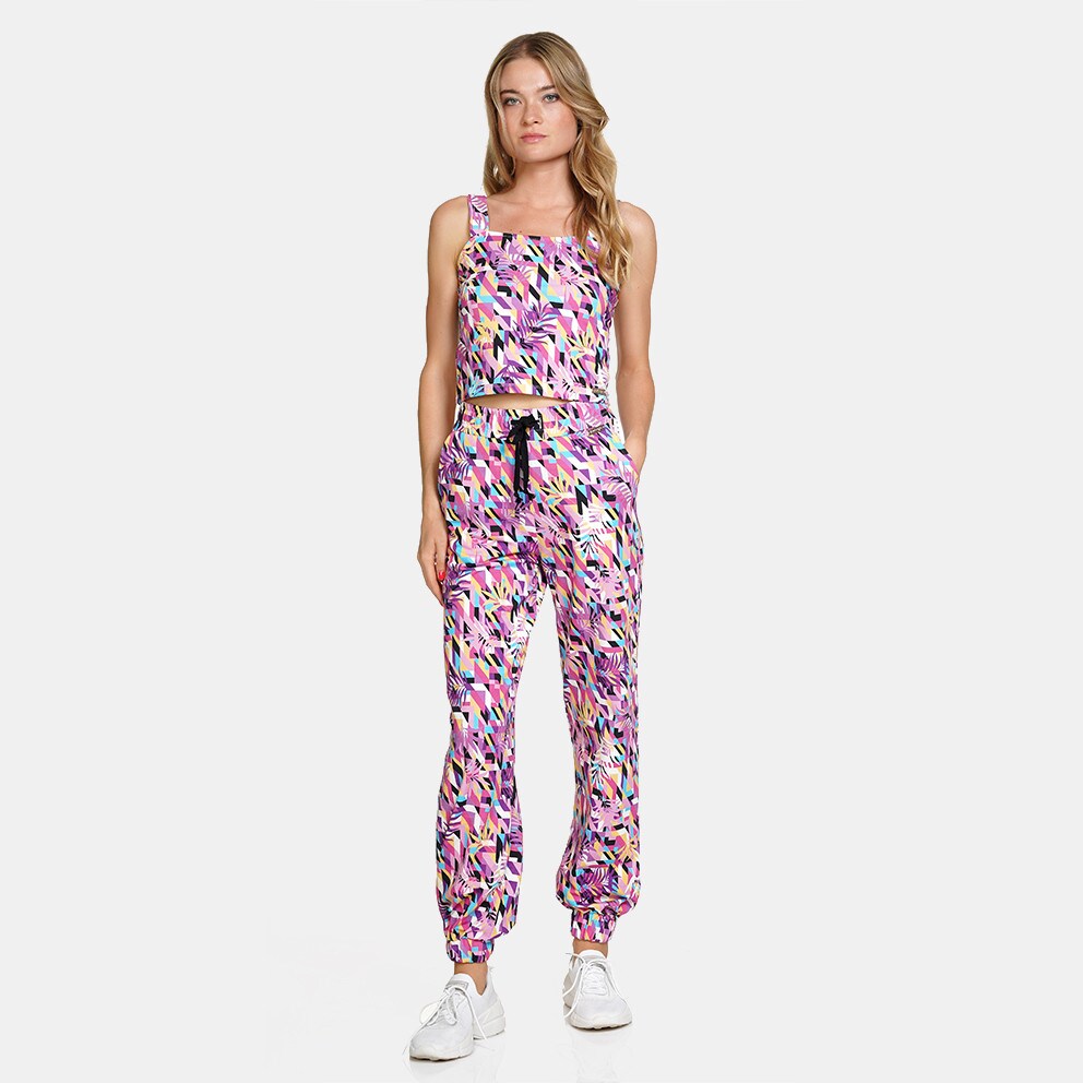 KENDALL & KYLIE  W High Rise Soft Sweatpants Print