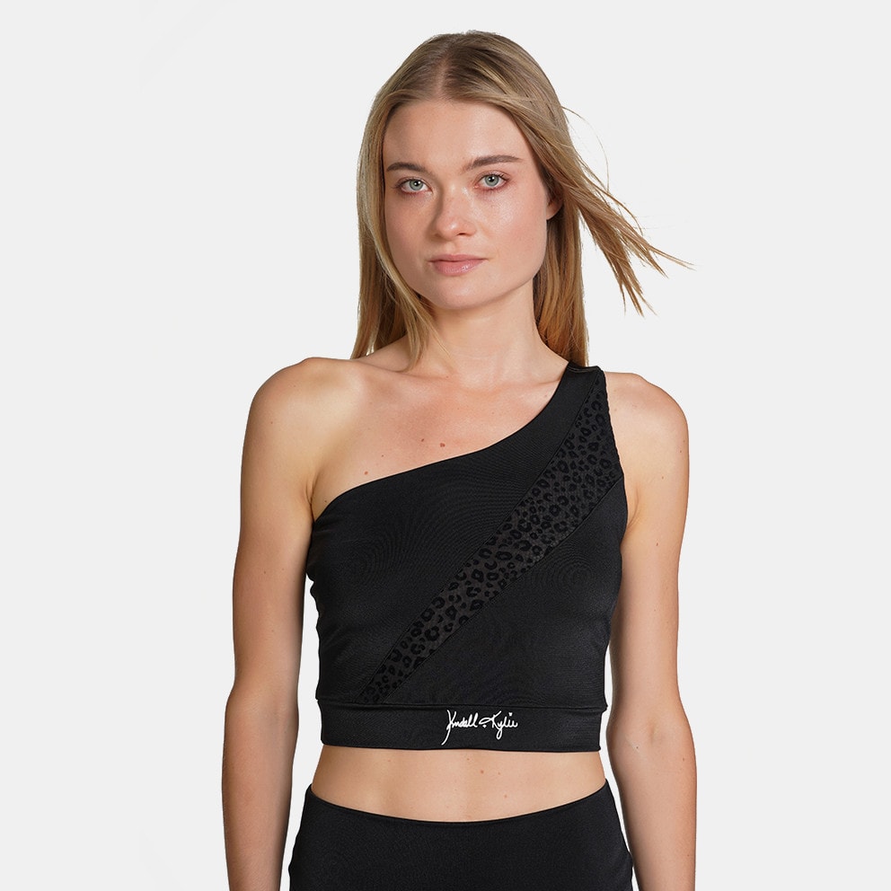 KENDALL & KYLIE  W Leo Mesh One Shoulder Top