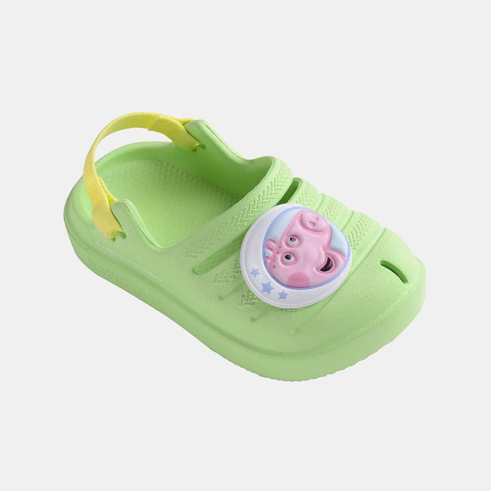 Havaianas Baby Clog Peppa Infant s Sandals Green 4148462 Nike air force 1 07 lv 8 nba white red bq4420 600 low top shoes mens 10.5us 1822
