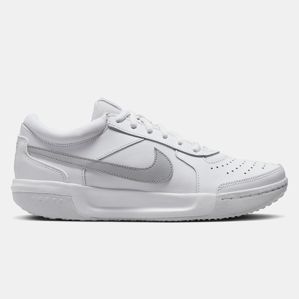 Men's court air zoom zero tennis shoes white and metallic silver online