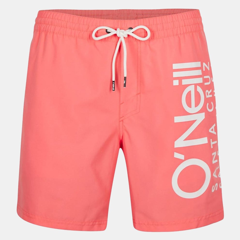 BOSS - Quick-dry swim shorts with monogram print