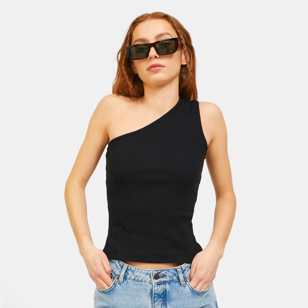 JJXX One Shoulder Rib Women's Sleeveless T-shirt