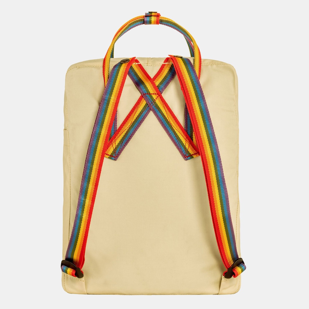 Para editar Leeds Flor de la ciudad FJALLRAVEN Kanken Rainbow Unisex Backpack | 115 - Mercato Raffia And  Leather Tote Womens Tan Multi | Medium 16L Beige 23620 - 907