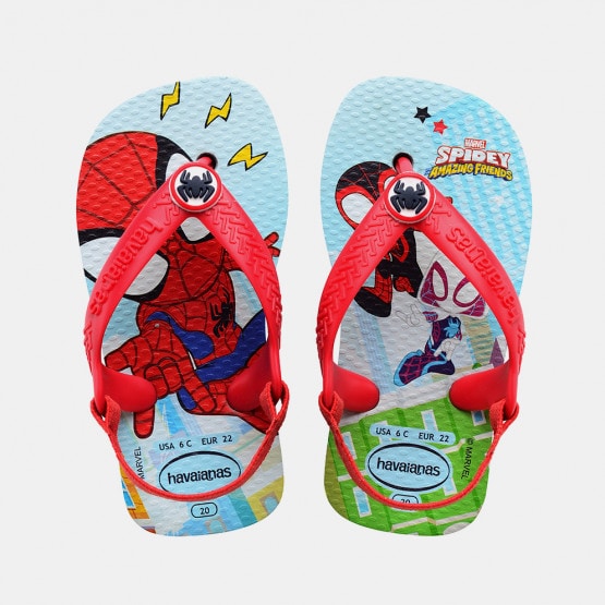 Marvel Spider Man 3-D Marvel print Slide Slipper Shoe Size Mens US 7 EU 39/40