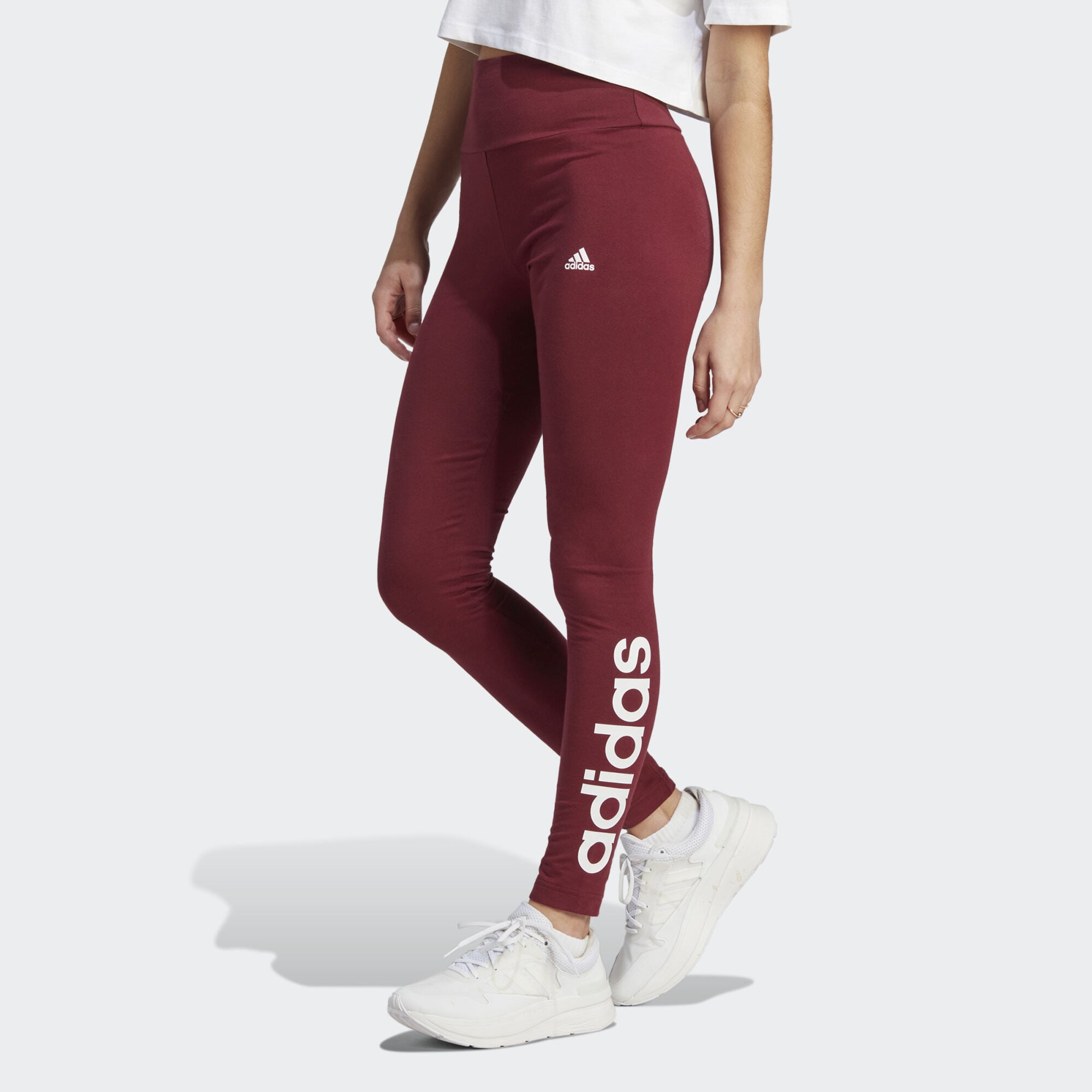 adidas ESSENTIALS HIGH-WAISTED LOGO LEGGINGS (9000150568_69495)