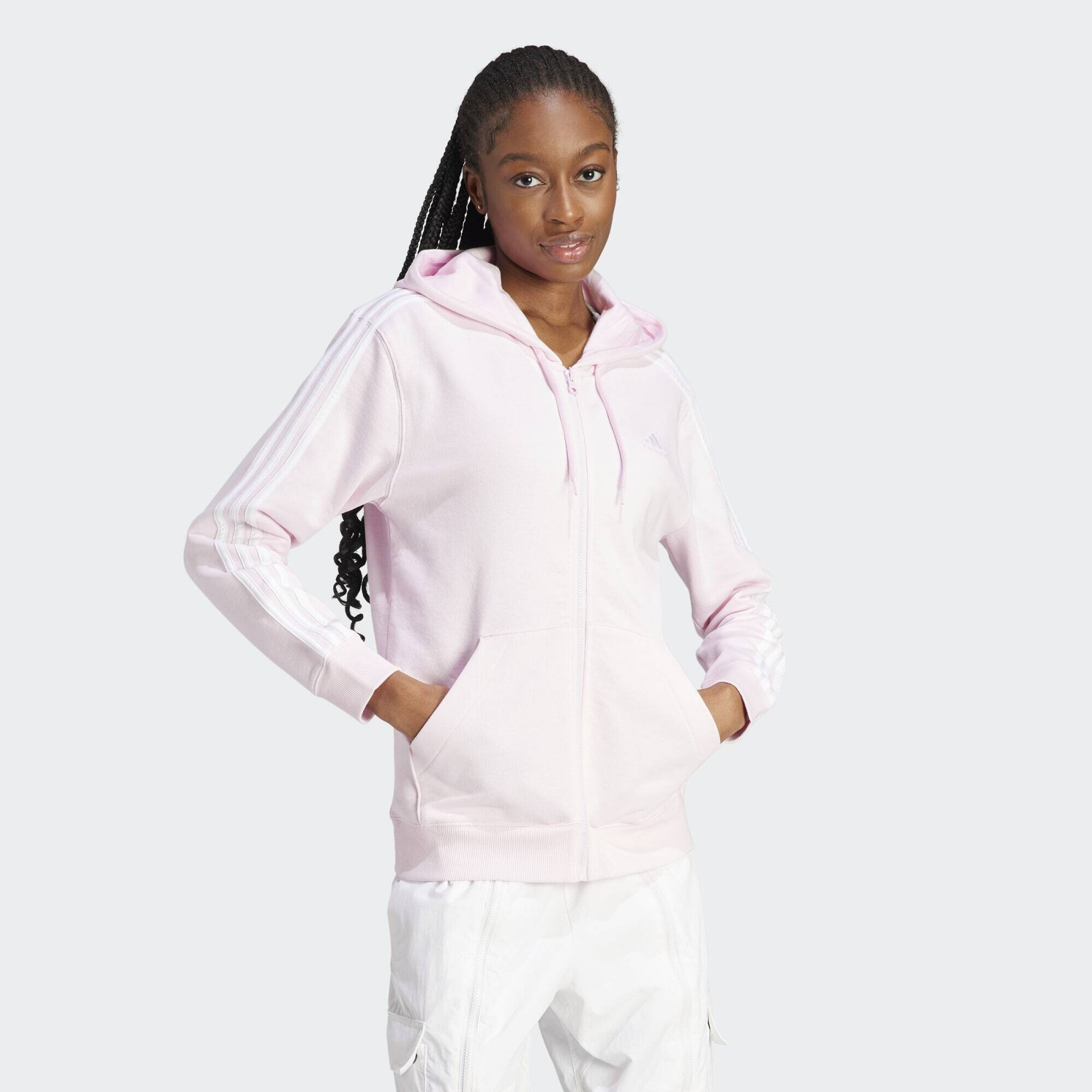 adidas sportswear Essentials 3-Stripes French Terry Regular Full-Zip (9000150725_65708)