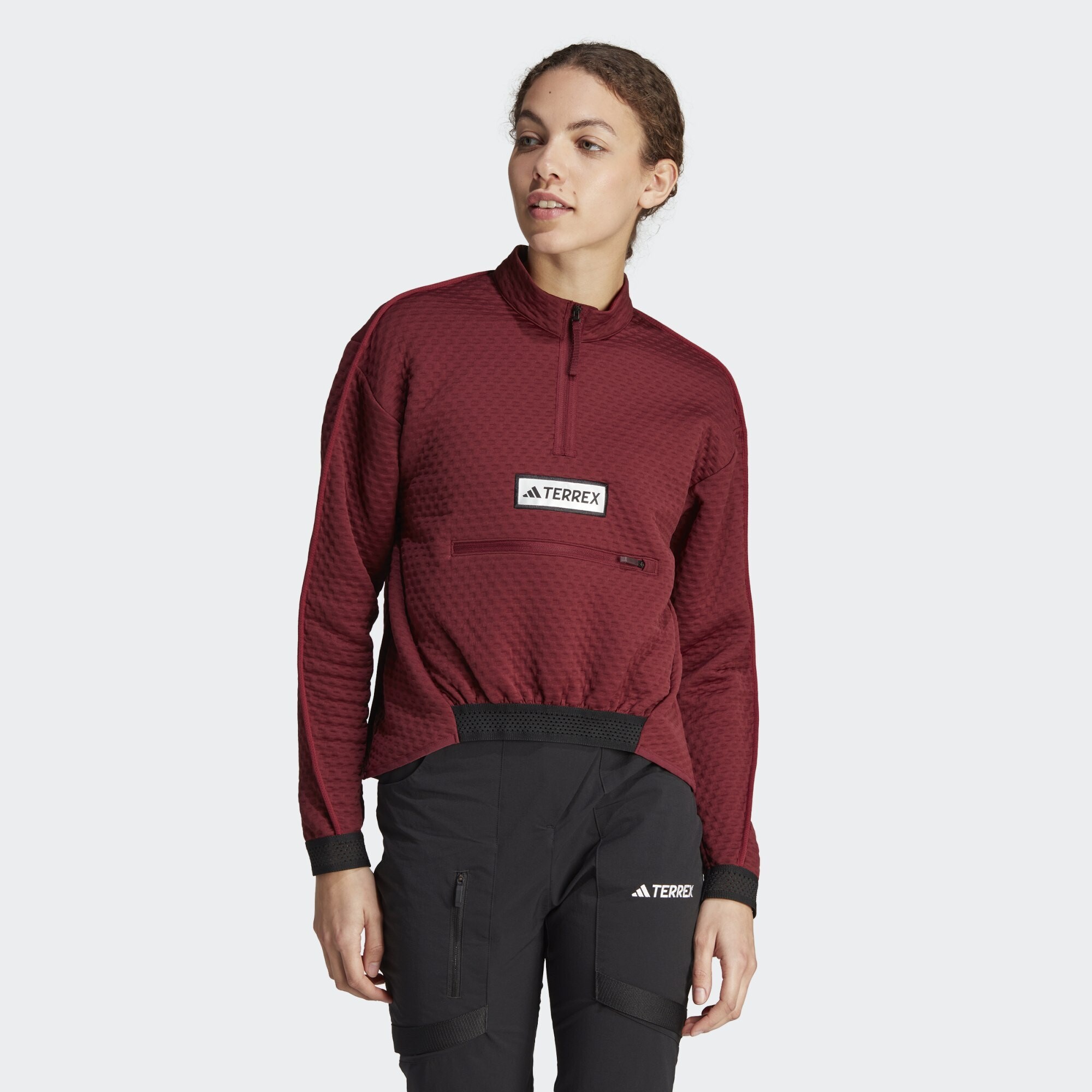 adidas Terrex Terrex Utilitas Half-Zip Fleece Jacket (9000150753_65923)