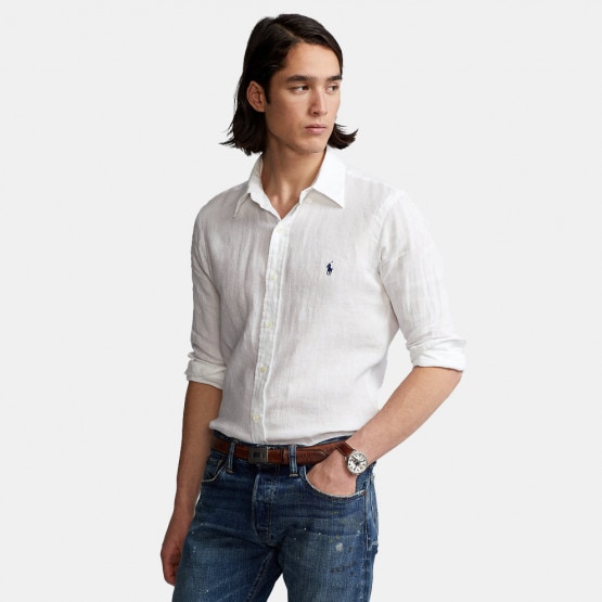 Polo Ralph Lauren Costum fit Linen Ανδρικό Πουκάμισο