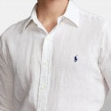 Polo Ralph Lauren Costum fit Linen Ανδρικό Πουκάμισο