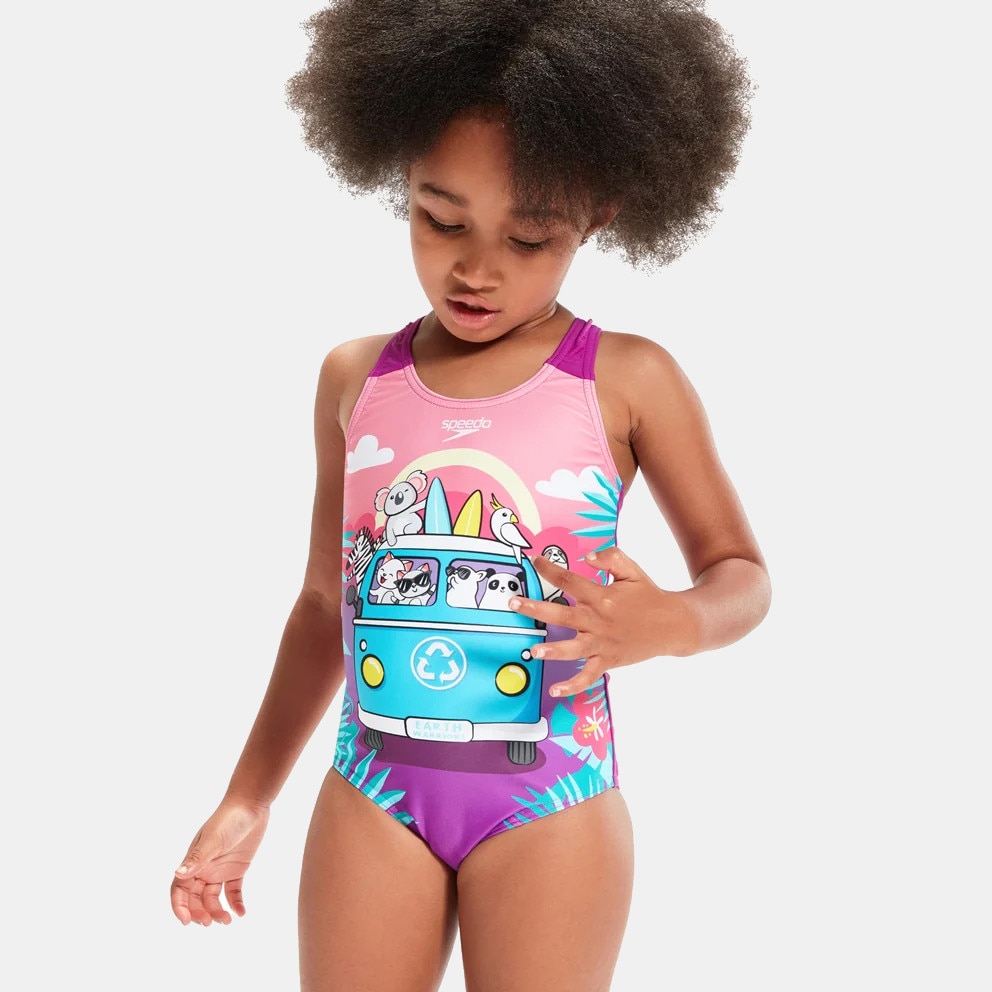 Speedo Girls Digital Printed Παιδικό Μαγιό (9000147060_69152)