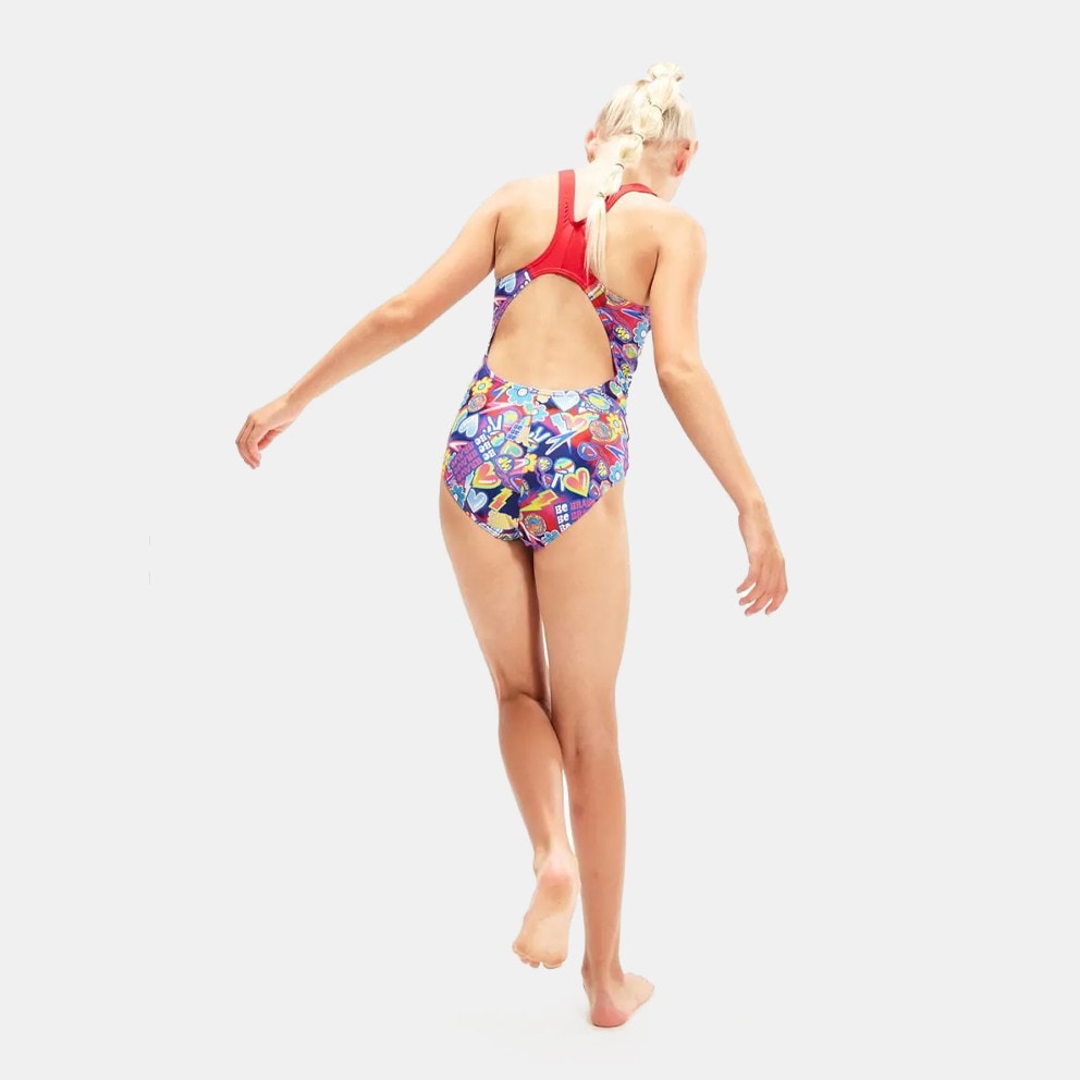 Speedo Digital Allover Splashback Kids' Swimmsuit