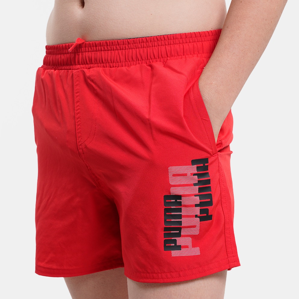 PUMA x YOU DIY Kits - MILE Puma Essentials+ Logolab Woven Kids' Shorts Red  673269 - 11