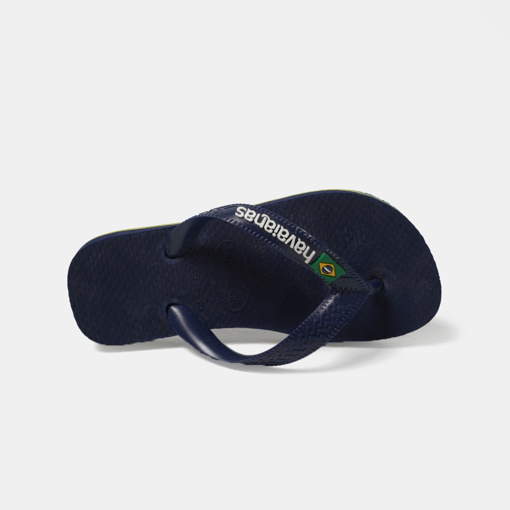 Havaianas Brasil Logo Kids' Flip Flops