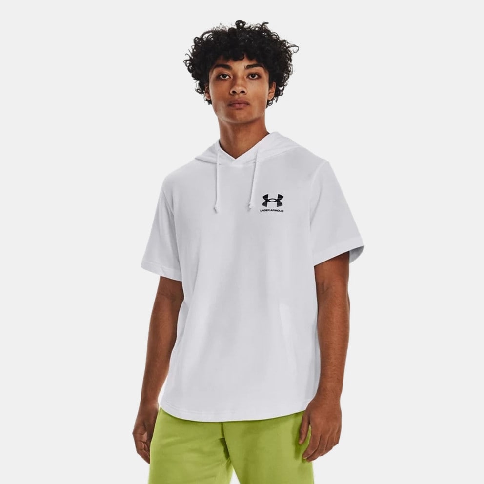 Under Armour Rival Terry Ανδρικό T-shirt με Κουκούλα