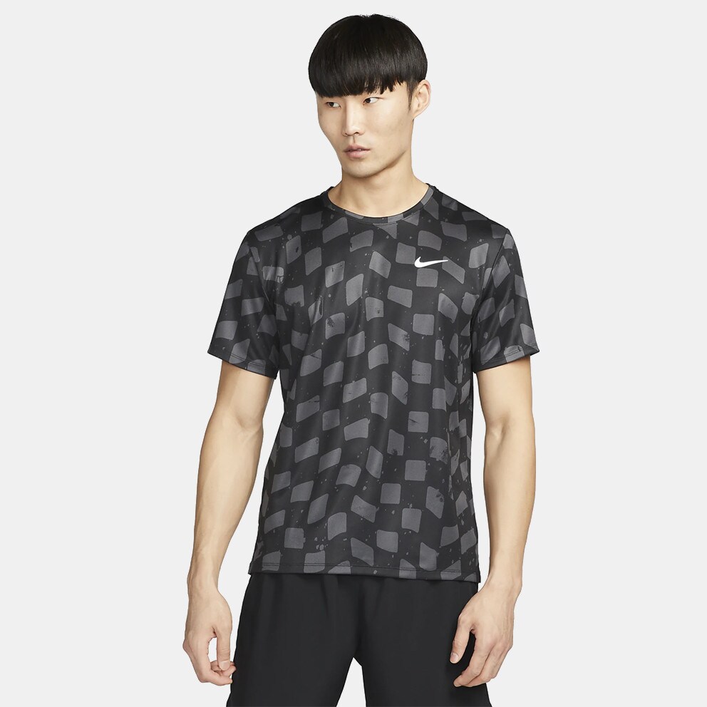 Nike M Nk Df Miler Ss Dye ANTHRACITE/REFLECTIVE SILV DX0870-060