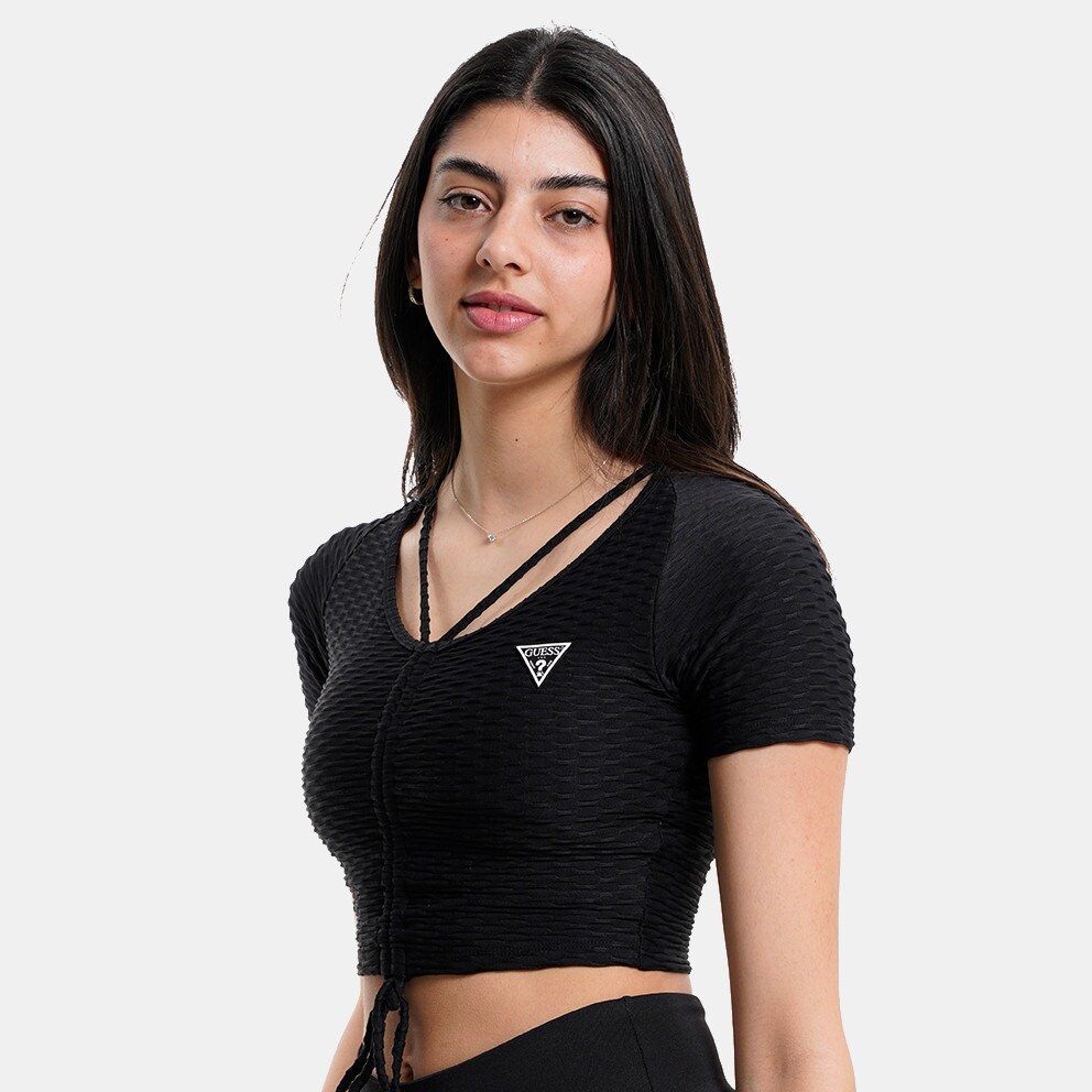 Guess Delma Active Γυναικείο Cropped T-shirt