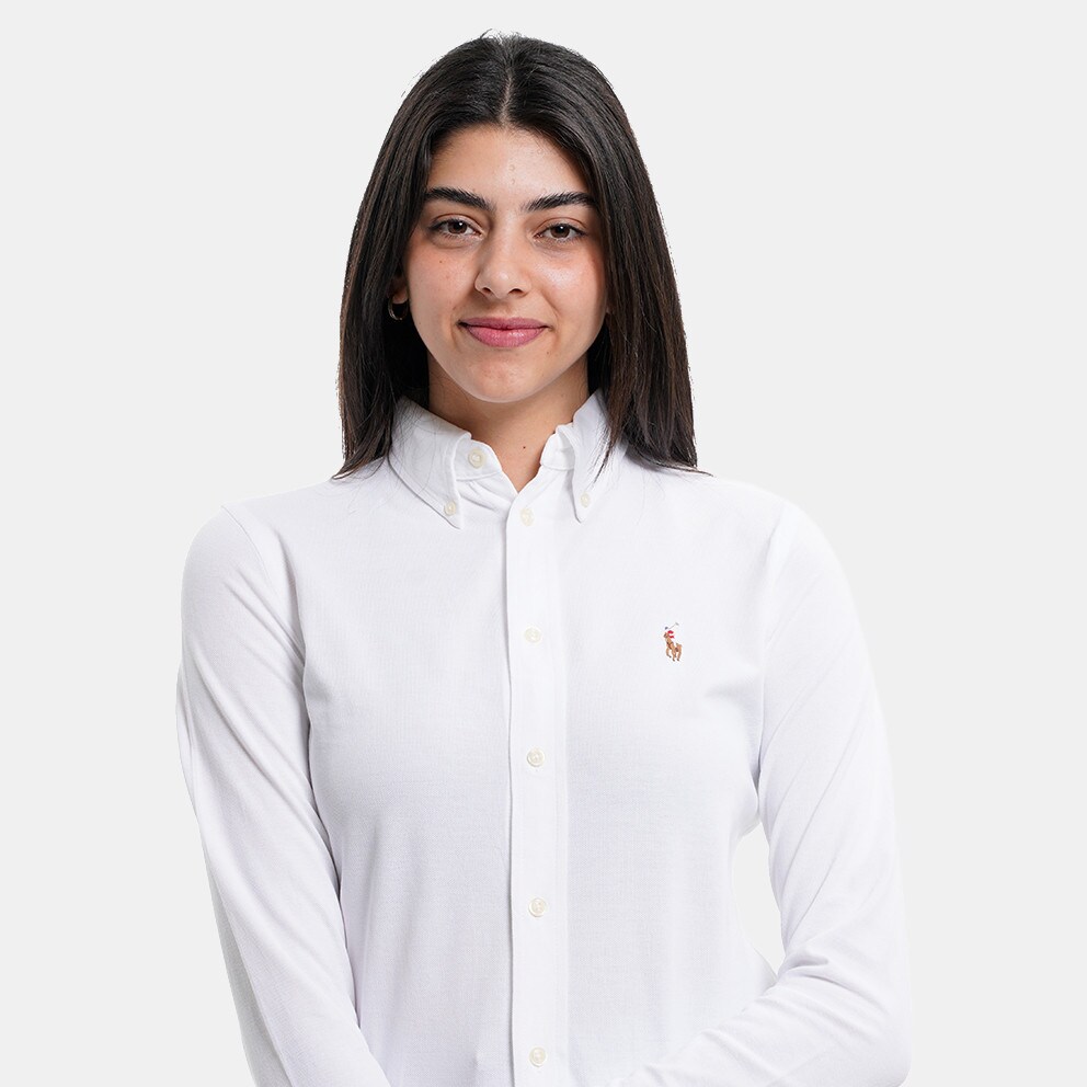 polo ralph lauren knit cotton oxford shirt
