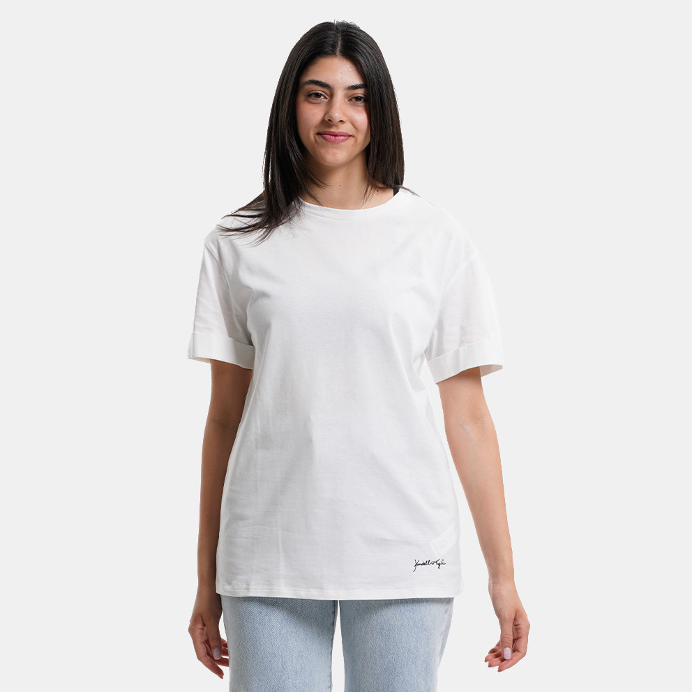 KENDALL & KYLIE W Padded Sleeves Long T-Shirt (9000149601_19830)