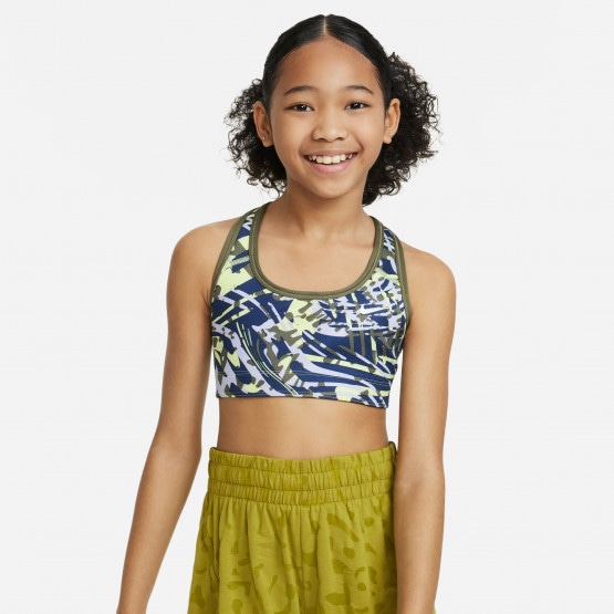 Nike Swoosh Riversible Kids' Sports Bra Multicolor DX5717-736