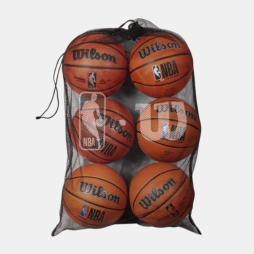 Wilson Nba 6 Ball Mesh Carry Bag Bl