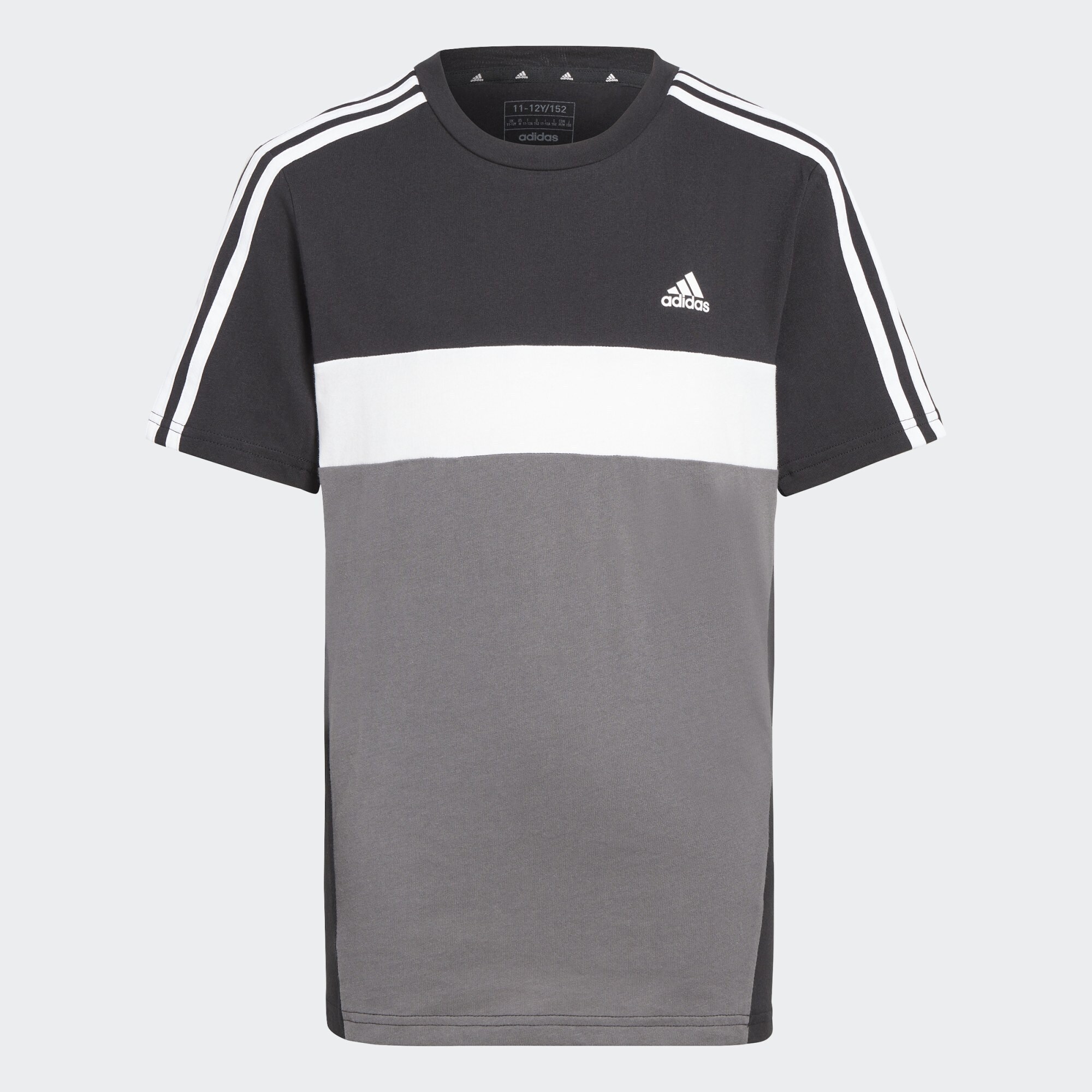 adidas Tiberio 3-Stripes Colorblock Cotton Tee Kids (9000155498_71002)