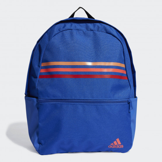 naam organiseren Petulance adidas Classic Horizontal 3 - Stripes Backpack Royal Blue / Wonder Clay  IL5777 - yeezy colorway image for sale free shipping