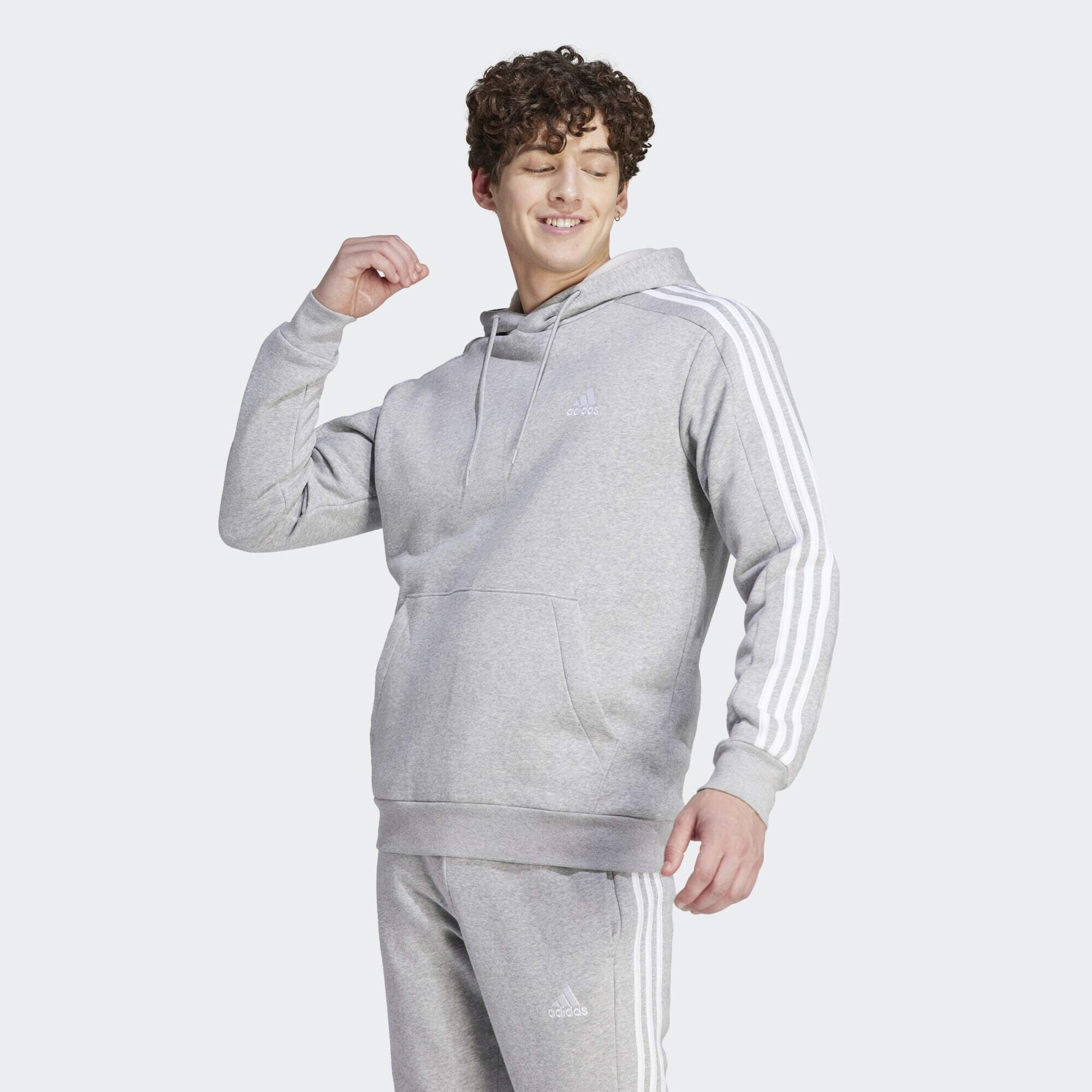 adidas Essentials Fleece 3-Stripes Hoodie (9000155649_2113)