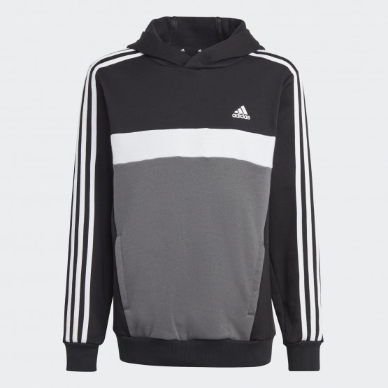 adidas Tiberio 3-Stripes Colorblock Fleece Hoodie Kids