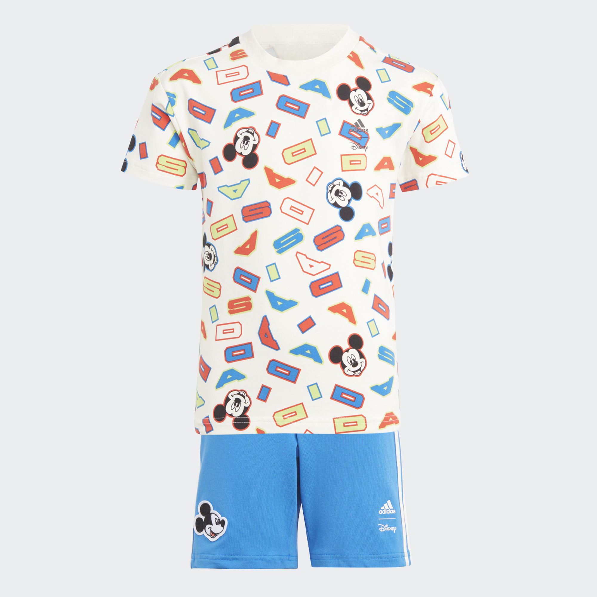 adidas adidas x Disney Mickey Mouse Tee and Shorts Set (9000155665_70988)