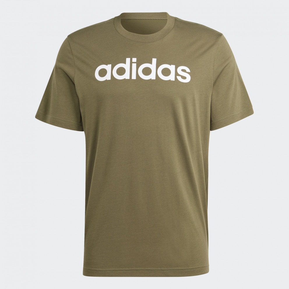 adidas Essentials Single Jersey Linear Embroidered Logo Ανδρικό T-shirt