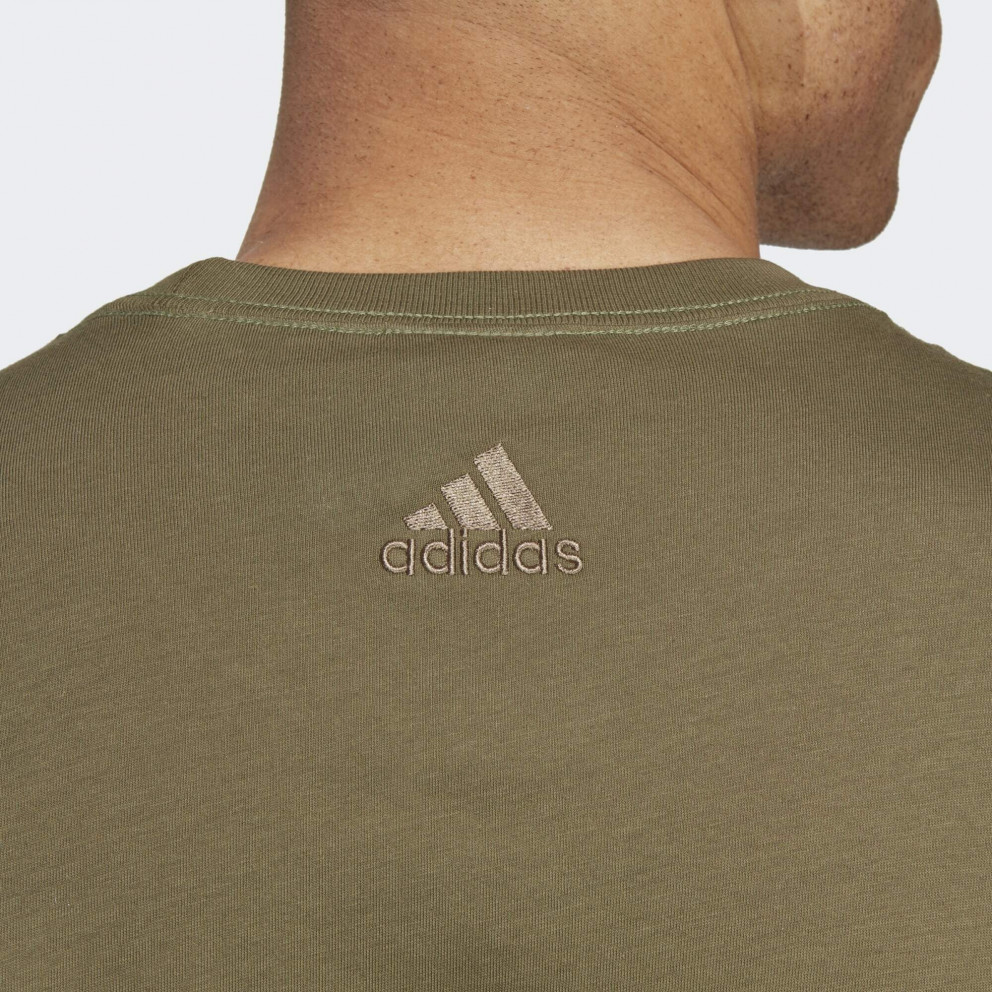 adidas Essentials Single Jersey Linear Embroidered Logo Ανδρικό T-shirt
