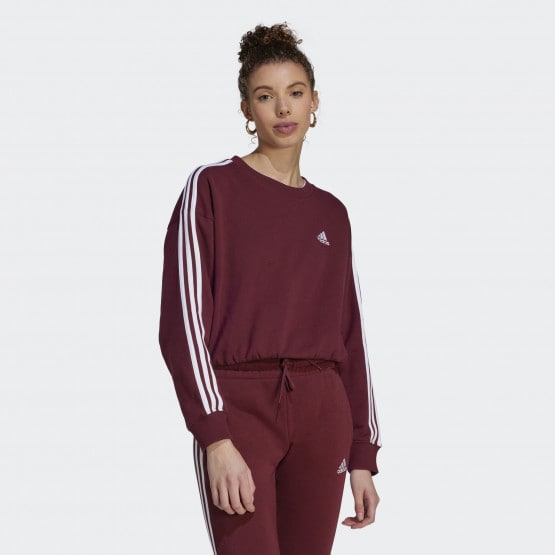 adidas Essentials 3-Stripes Crop Sweatshirt