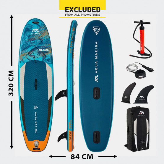 Aqua Marina Am Windsurf Sup Blade 10’6 Φουσκωτή Σανίδα SUP 320x84x15C