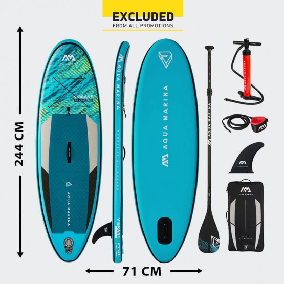 Aqua Marina Sup Vibrant Kids Series 244 x 71 x 10 cm Παιδική Φουσκωτή Σανίδα SUP