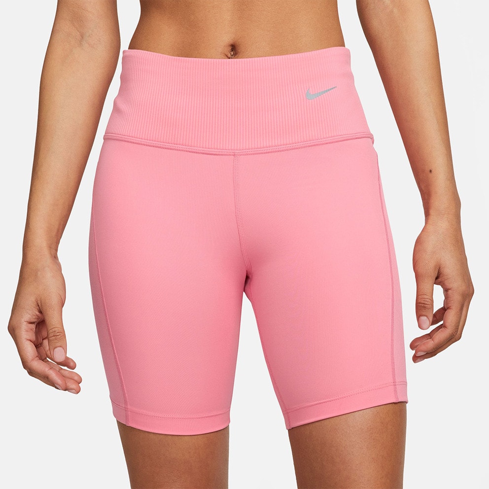 Nike Women's Tight Mid-Rise Ribbed-Panel Running  Γυναικείο Biker Σορτς