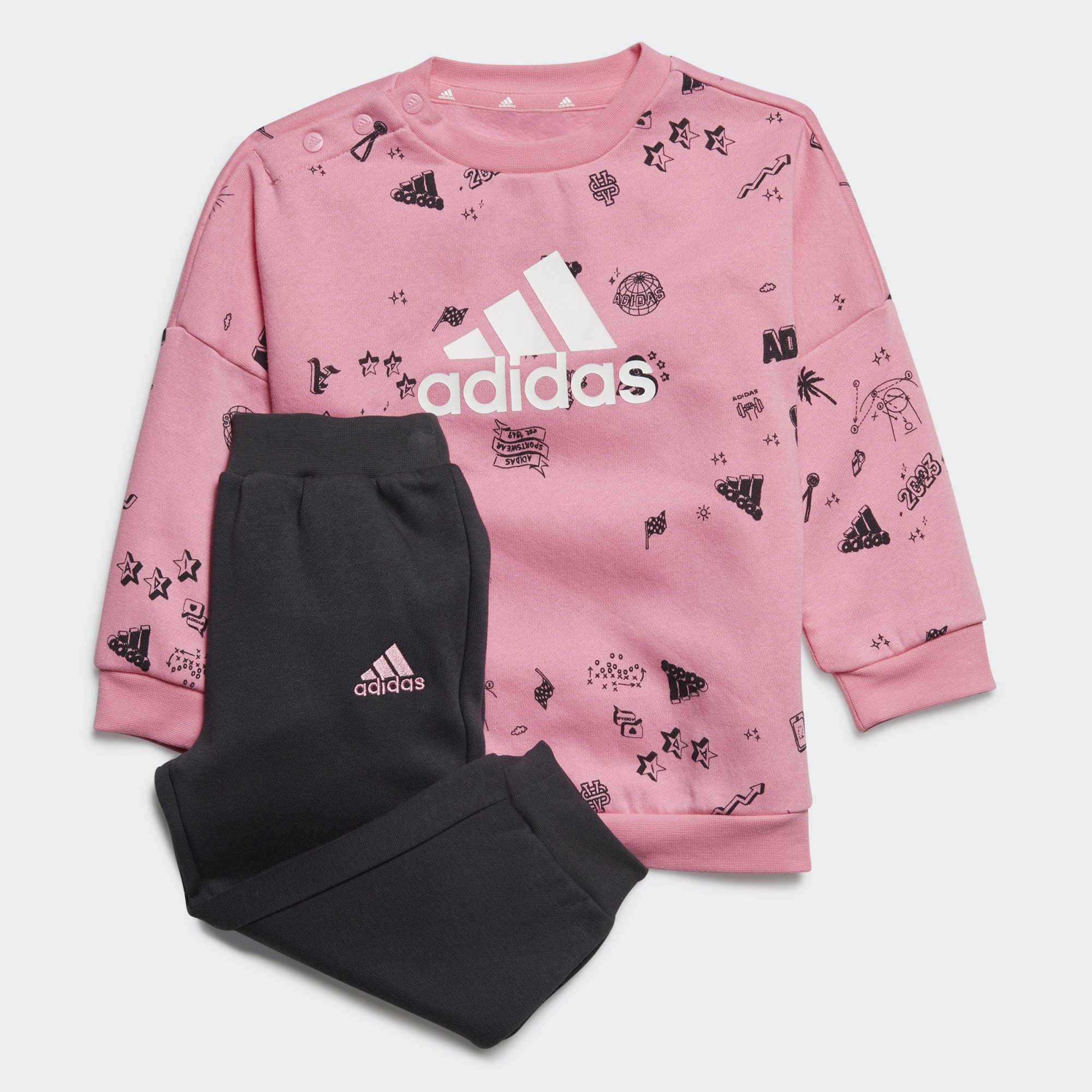 adidas Performance Love Crew Sweatshirt Βρεφικό Σετ Φόρμας (9000153690_70647)