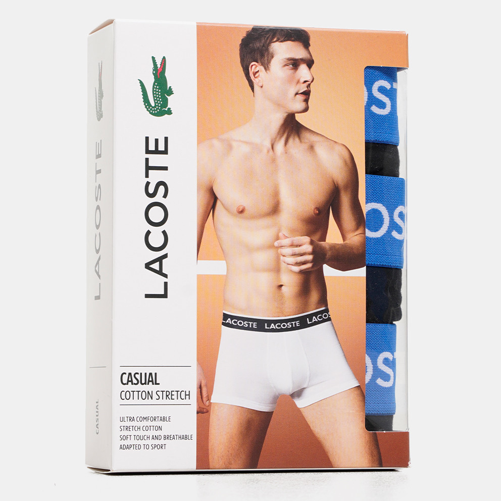 Lacoste 3 Pack Trunk Ανδρικά Μπόξερ