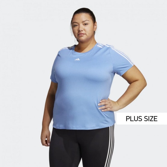 adidas Performance Aeroready Train Essentials 3-Stripes Γυναικείο Plus Size T-shirt