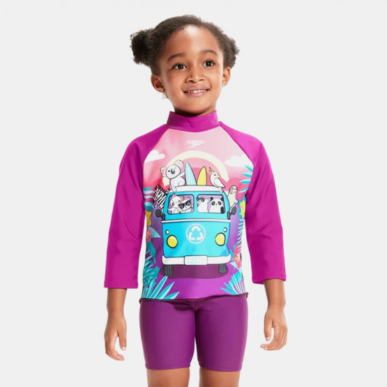 Speedo Girls Digital Kids' UV Long Sleeve T-shirt