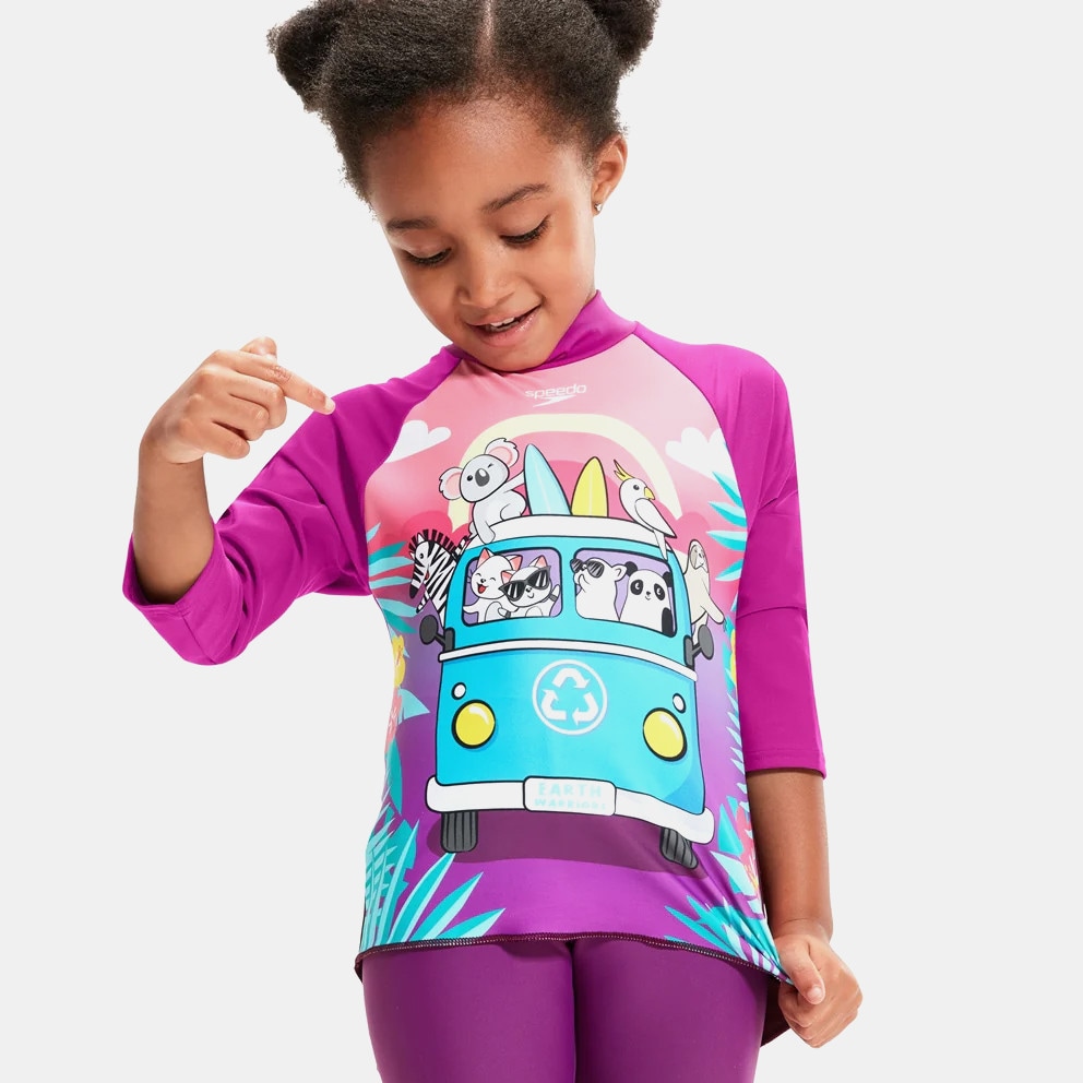 Speedo Girls Digital Kids' UV Long Sleeve T-shirt