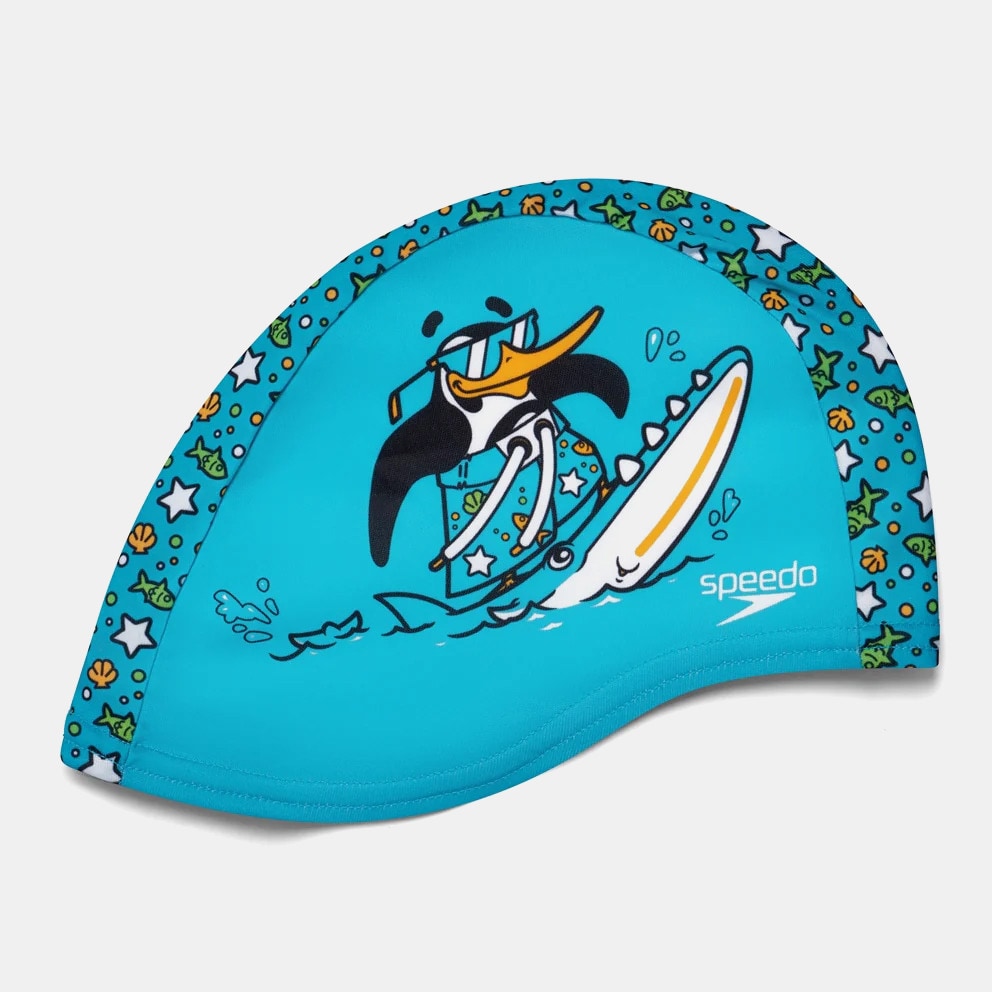 Speedo Printed Polyester Kids' Swim Cap