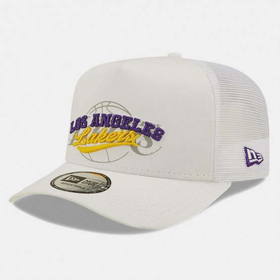 NEW ERA Logo Overlay Trucker Loslak  Whitrp