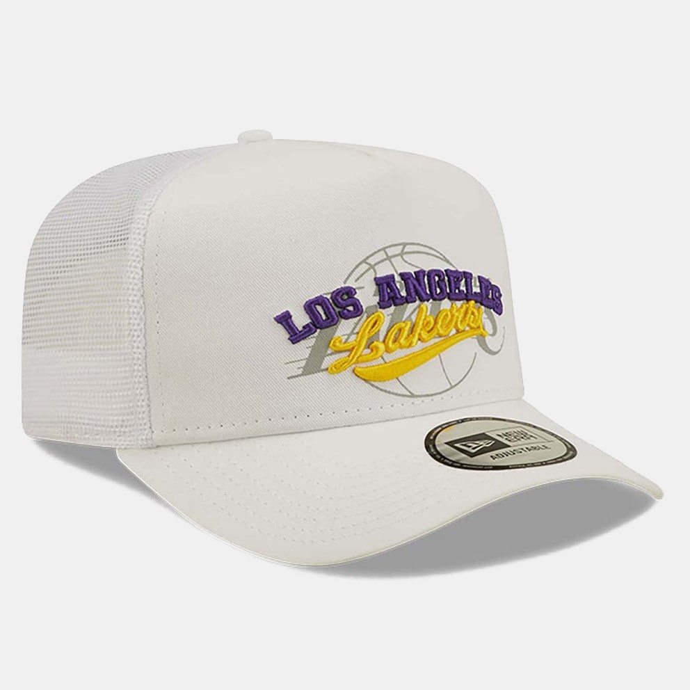 NEW ERA Logo Overlay Trucker Loslak Whitrp