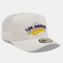 NEW ERA Logo Overlay Trucker Loslak Whitrp