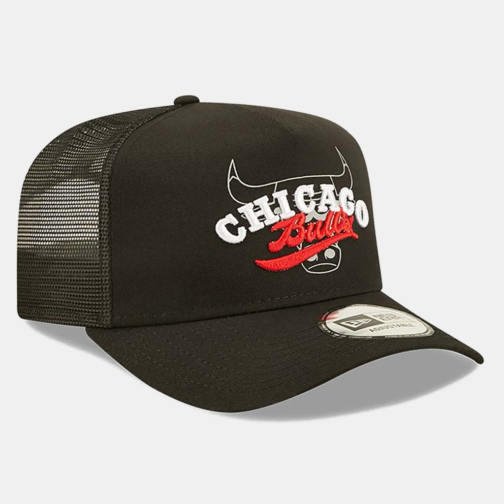 NEW ERA Logo Overlay Trucker Chibul Blkwhi