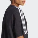 adidas Essentials 3-Stripes Single Jersey Boyfriend Tee D