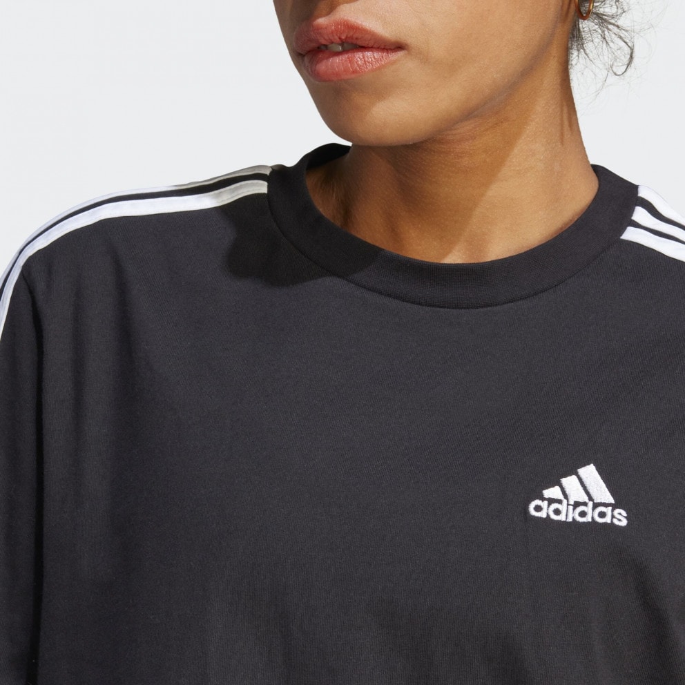 adidas Essentials 3-Stripes Single Jersey Boyfriend Tee D