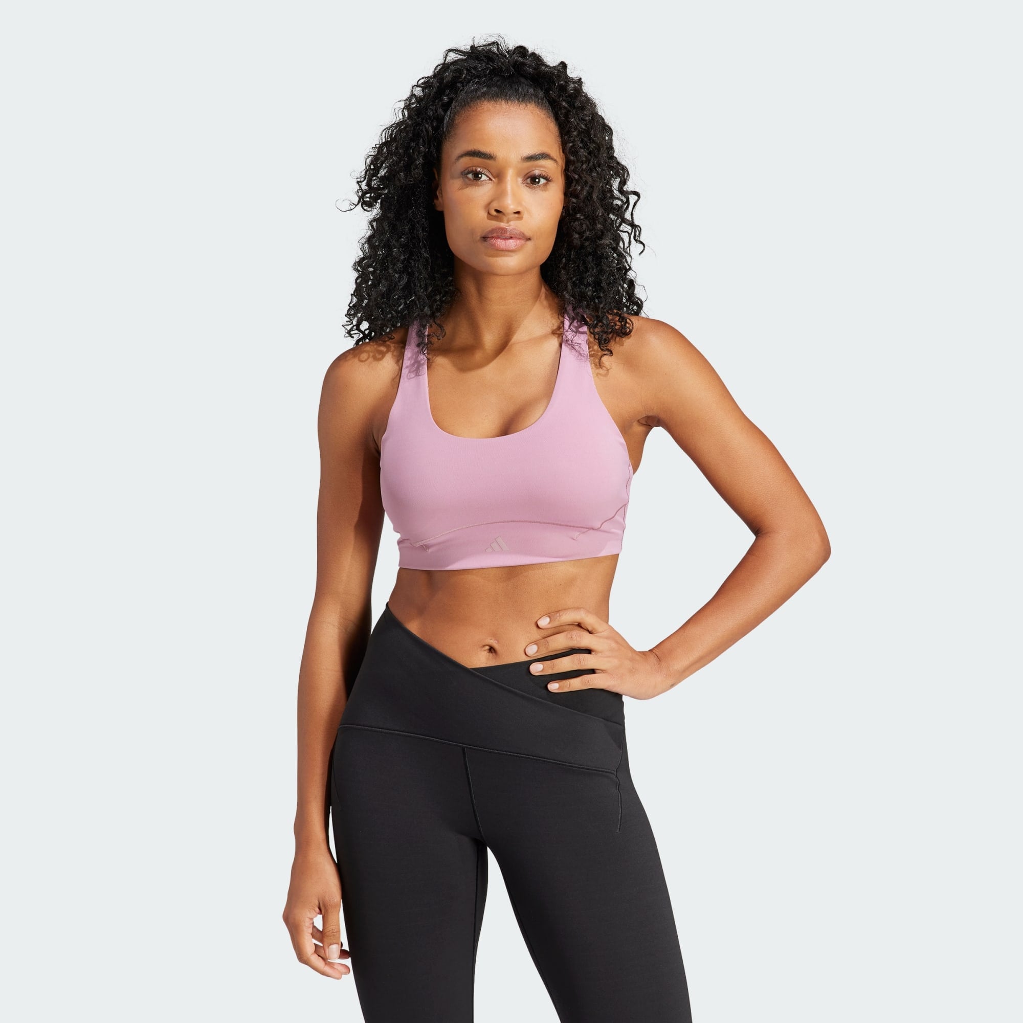 adidas CoreFlow Luxe Studio Medium-Support Bra (9000157378_69533)