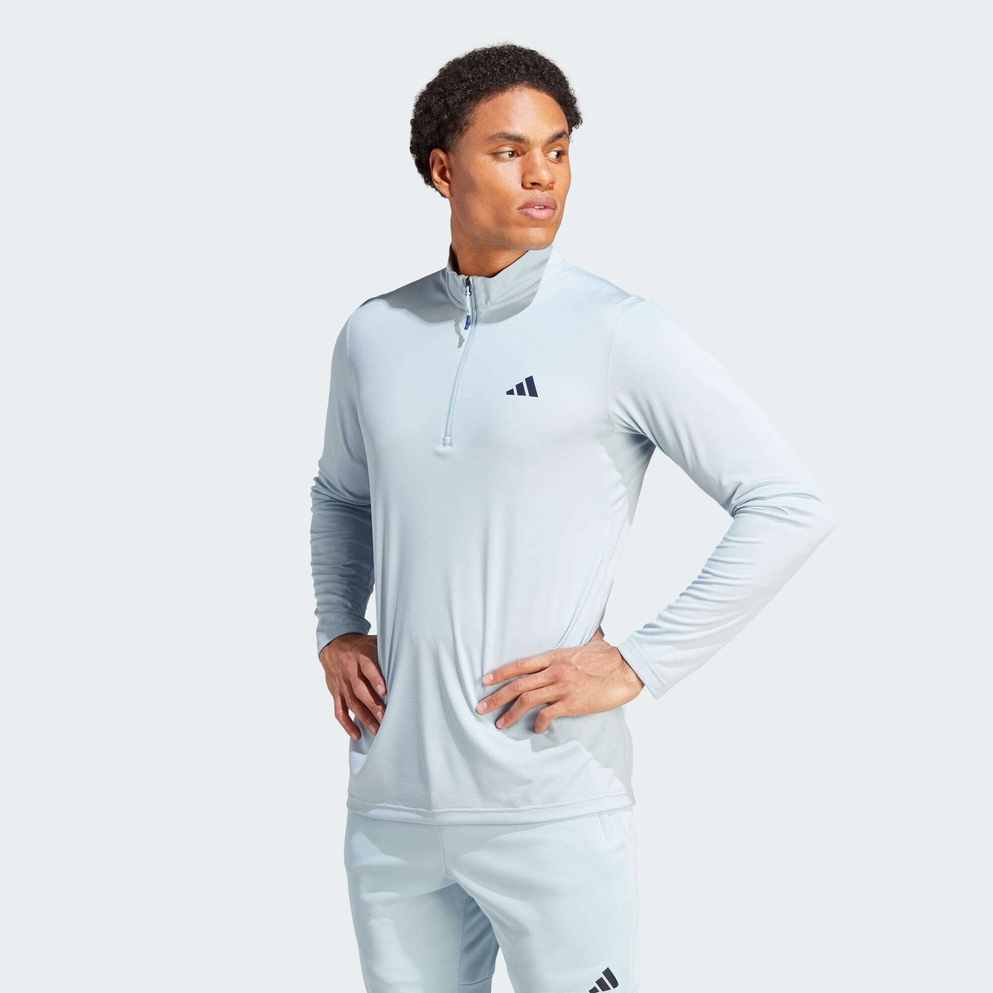 adidas Train Essentials Seasonal Training 1/4-Zip Long Sl (9000157469_69544)