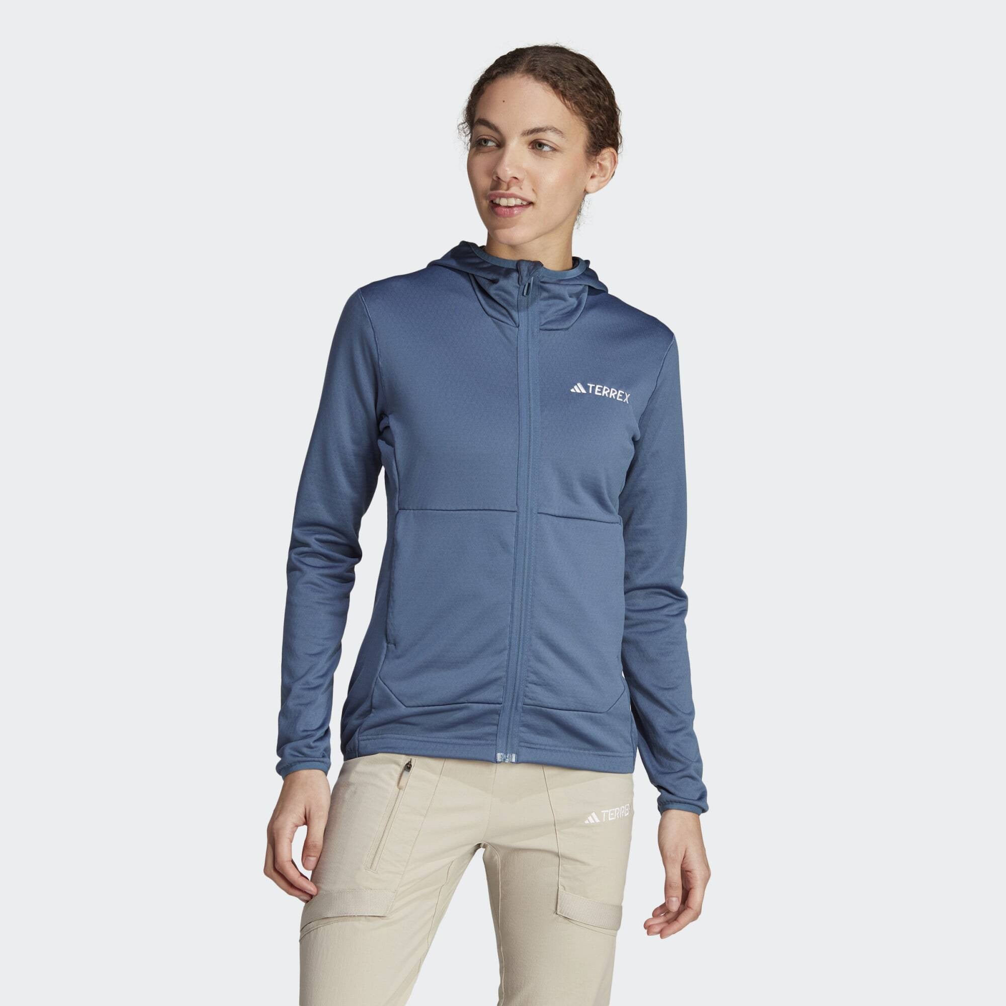 adidas Terrex Terrex Xperior Light Fleece Hooded Jacket (9000157485_65902)